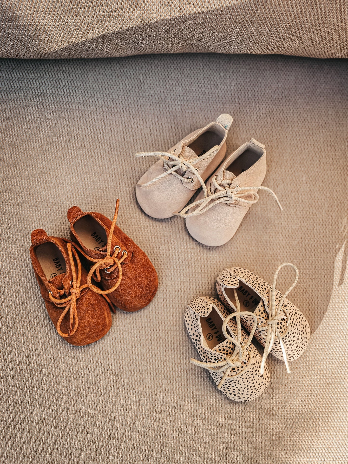 Nova | Babyboots | Ecru suede