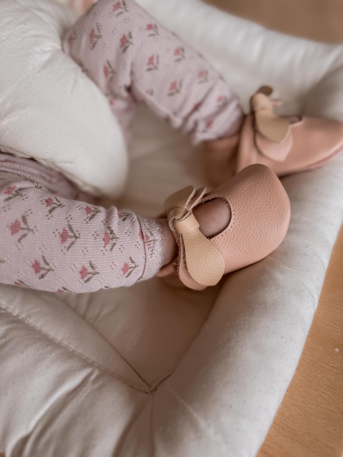 Lilly | Babyshoes | Pink leather