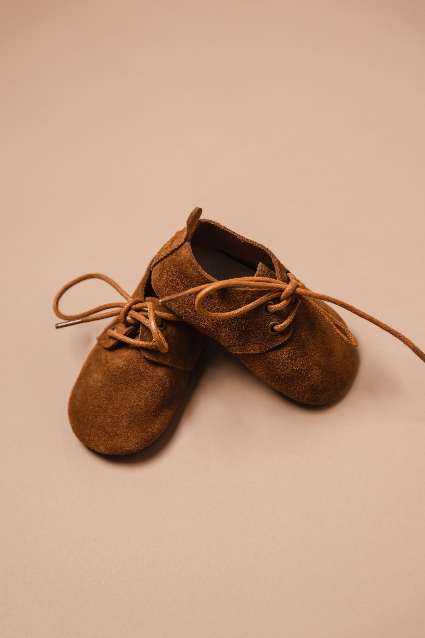Nova | Babyboots | Camel suede