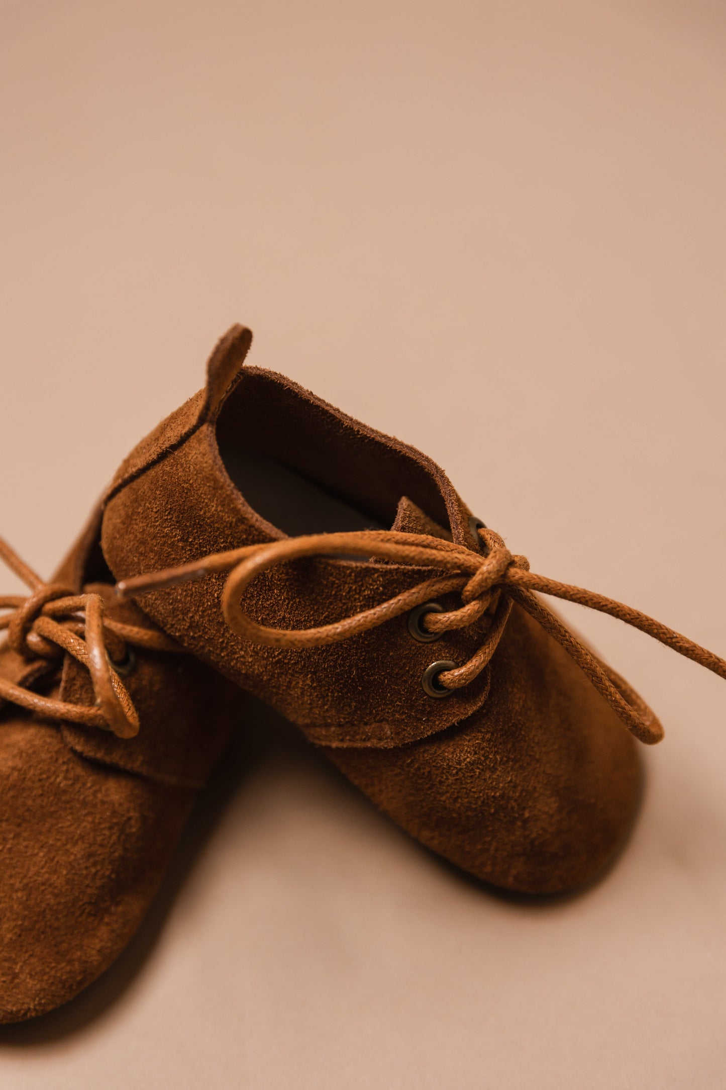 Nova | Babyboots | Camel suede