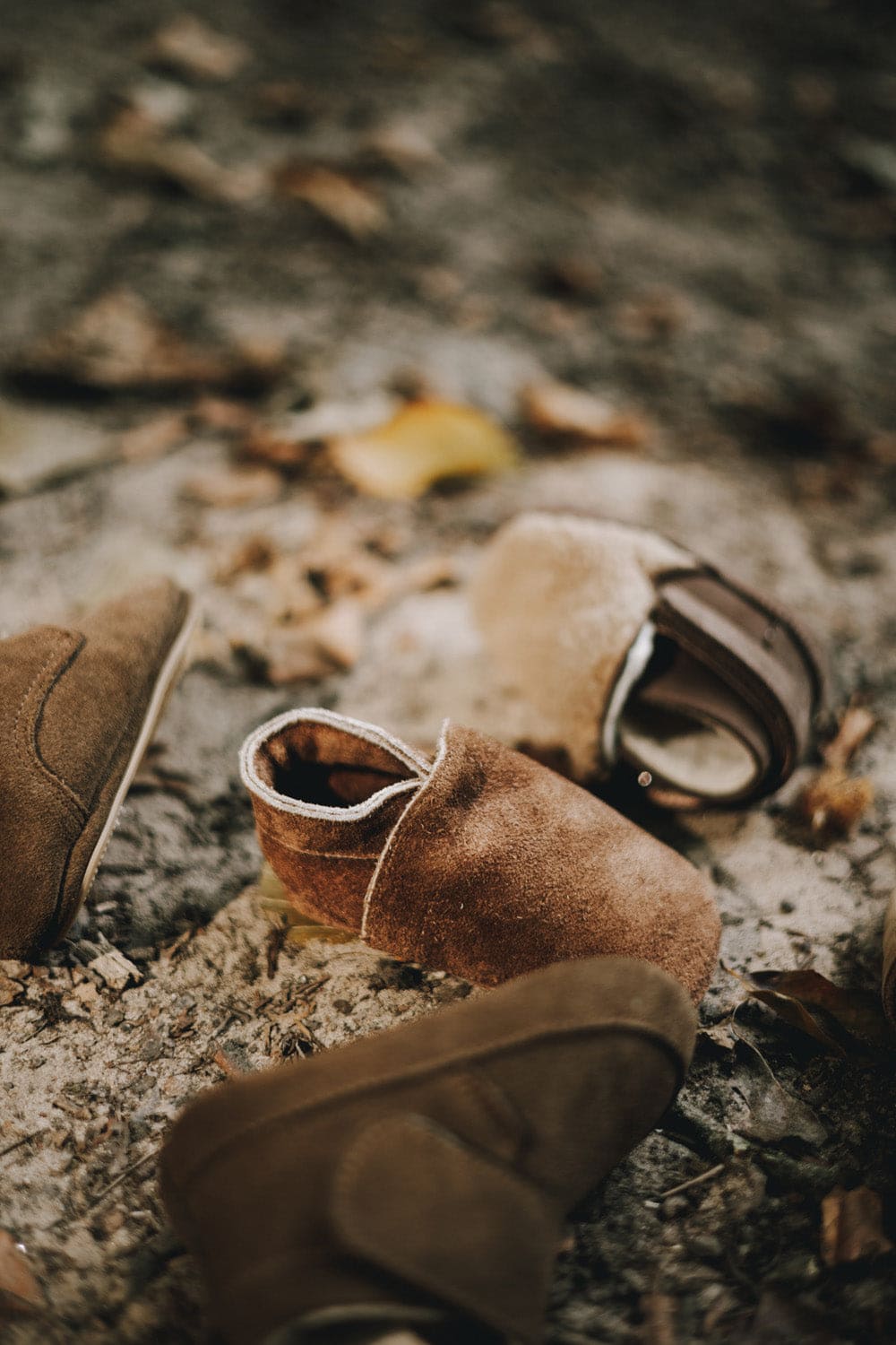 Uni babyshoes | Dark Brown suède