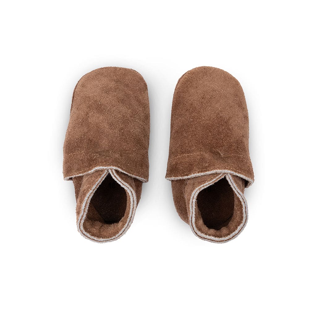 Uni babyshoes | Dark Brown suède