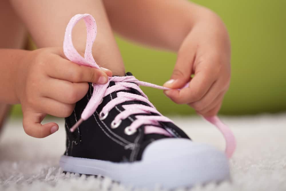 leren veters strikken - Baby Dutch - schoenen