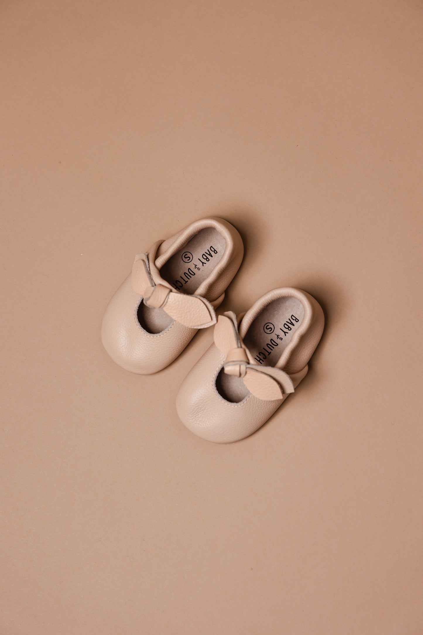 Lilly | Babyshoes | Beige leather