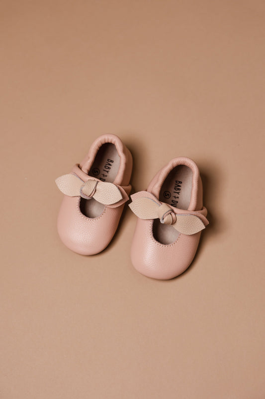 Lilly | Babyshoes | Pink leather