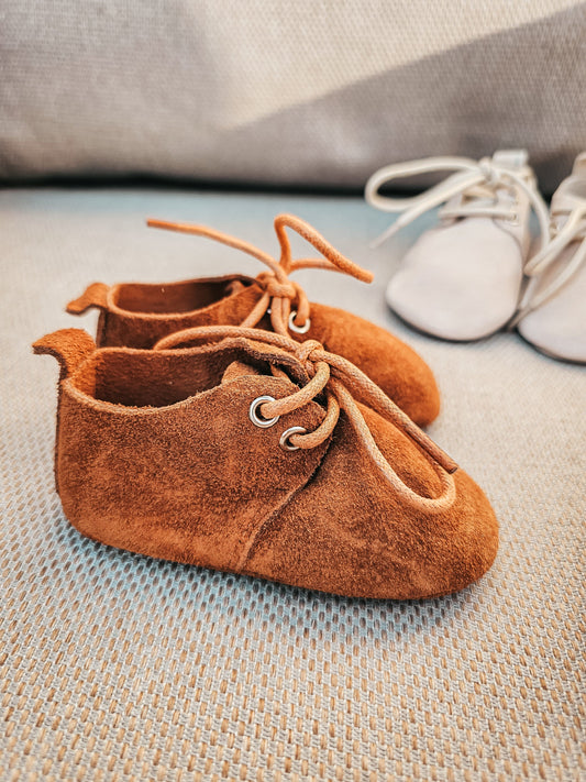 Nova | Babyboots | Camel suede