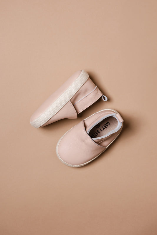 Lou | Babyshoes |  Pink leather