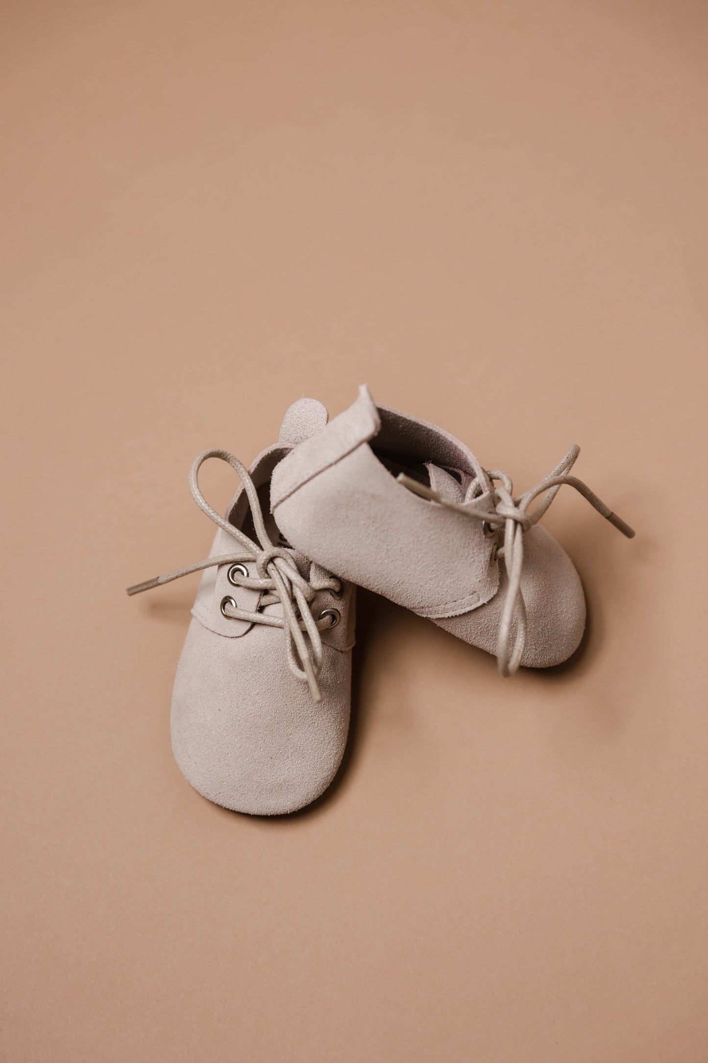 Nova | Babyboots | Ecru suede