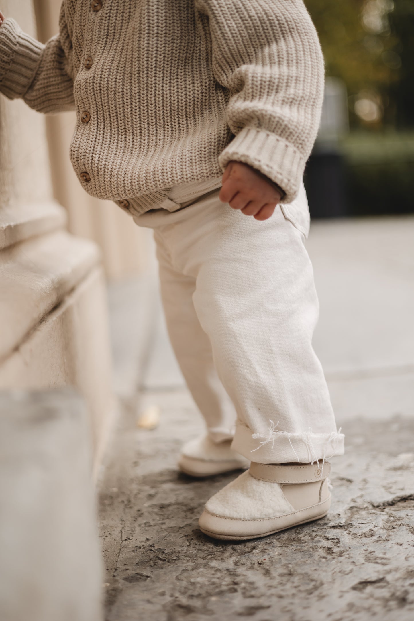Teddie babyboots | Natural