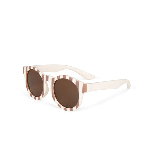 Zonnebril | Retro | Taupe stripe