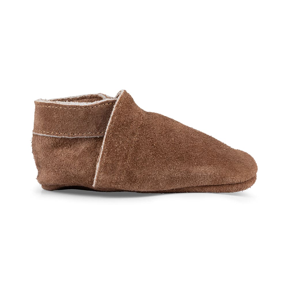 Uni babyshoes | Dark Brown suède