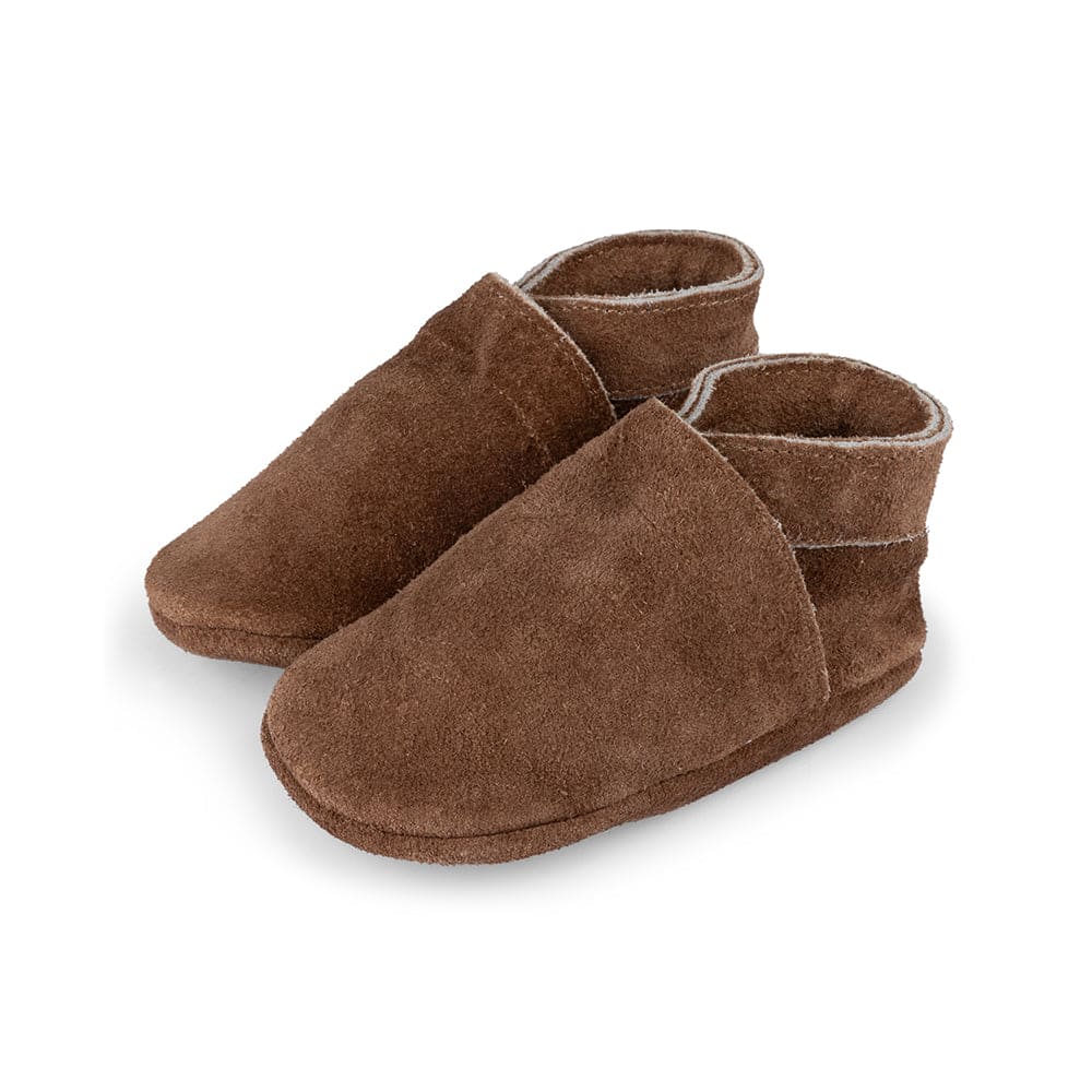 Uni babyshoes | Dark Brown suède