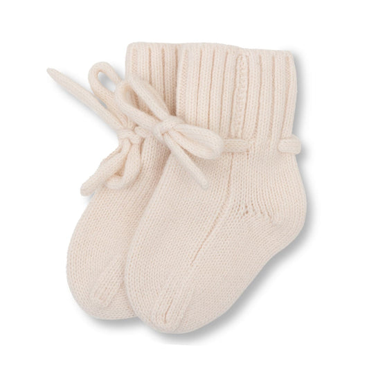 Merinowollen slofjes | Off White