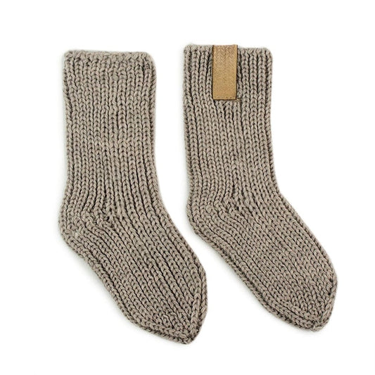 Babysokjes | Merinowol | Beige